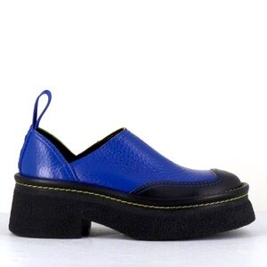 MIISTA Electric Blue Loafers chunky size 8.5/9